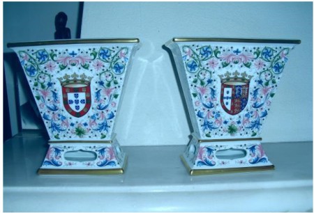 PAR de Vasos Convento em porcelana da Vista Alegre - Edição Limitada a 500 conjuntos